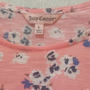 Juicy Couture Pink Floral Women's Blouse